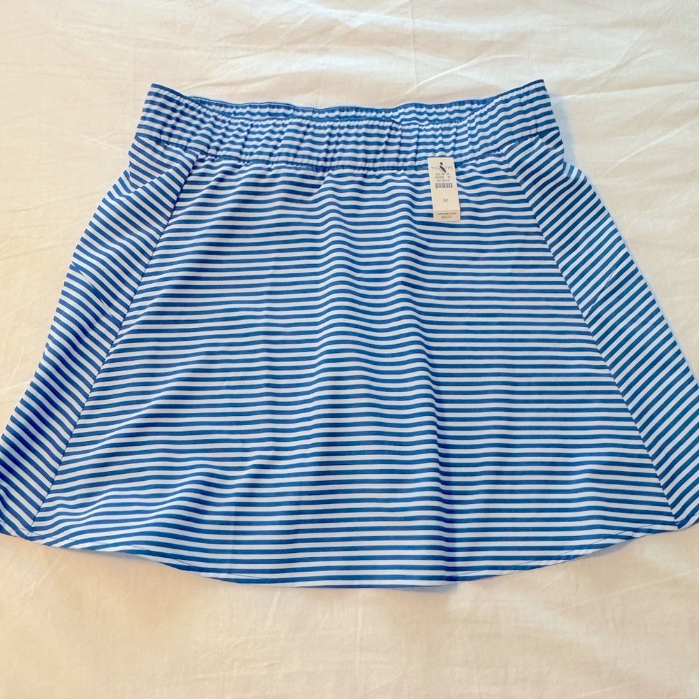 T by Talbots Striped Skort NWT